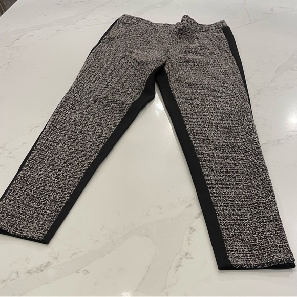 Anthropologie Black and Tan Tweed Skinny Leggings - Picture 4 of 16